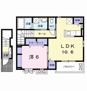 フォレスト ガーデン【2階】の間取り