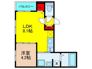 HP miami【2階】の間取り