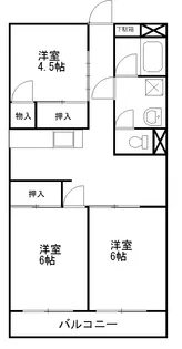 プレジデント松浦【2階】の間取り