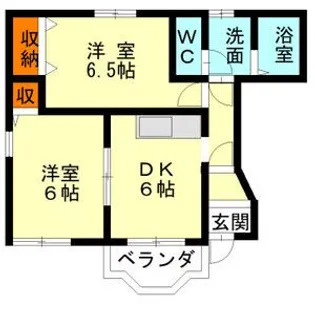 ガーデンハウスK B棟【1階】の間取り