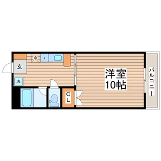 宮千代アヴェニュー【3階】の間取り