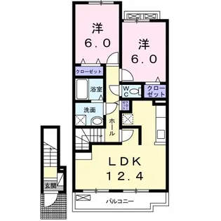 カーサ・ステラ【2階】の間取り