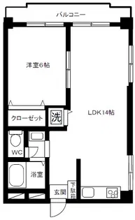 第2オリエンタルマンション【2階】の間取り