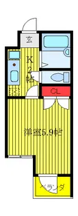 ベルテF【2階】の間取り