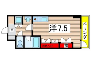 穀町壱番館【2階】の間取り