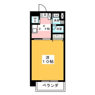 HIRO日比野【5階】の間取り