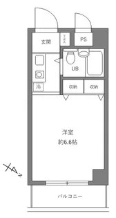 グランドゥール浅草【4階】の間取り