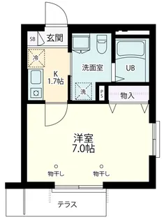 サンメゾン【1階】の間取り
