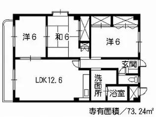 ラ・クエスト【3階】の間取り