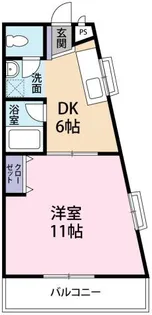 ププレ住吉【2階】の間取り