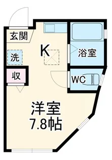 G・Aヒルズ三ツ沢下町【1階】の間取り