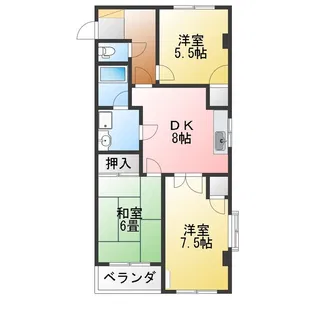ザ・レジデンス豊明【2階】の間取り