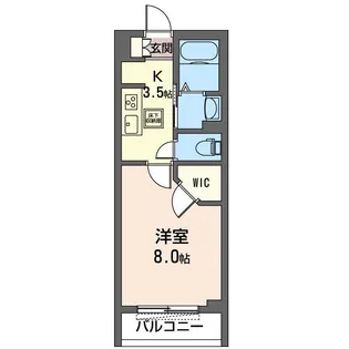 ノクタンブル【1階】の間取り