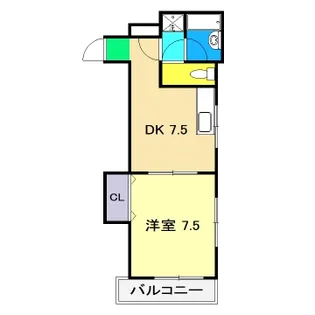 パル ボナール【4階】の間取り