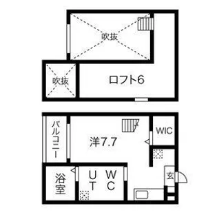 リーフアベニュー【1階】の間取り