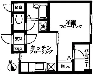 プロミネンス13【4階】の間取り
