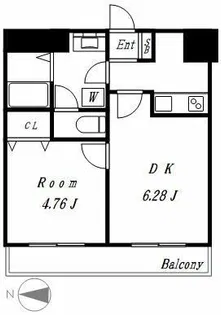 プラザ木場【3階】の間取り