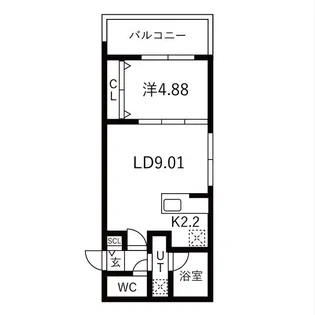 癒禅3.2【2階】の間取り