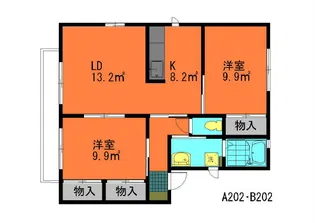 アルビレオA【2階】の間取り