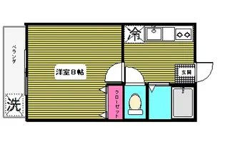 エスポワールA【2階】の間取り