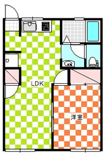 ガーデンスギタ【1階】の間取り