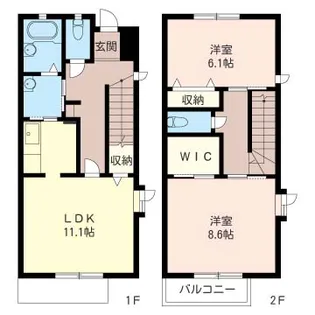 神奈川県藤沢市小塚【一戸建】の間取り