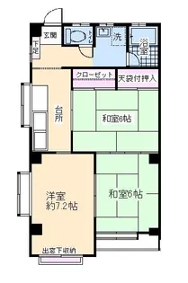 シンケンハウス【3階】の間取り
