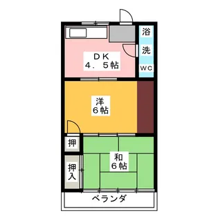 サッソコルバロ【3階】の間取り