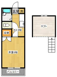 ニューミスズ【1階】の間取り