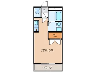 岐阜県関市上白金【マンション】の間取り
