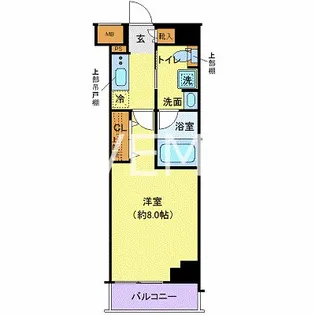 クレヴィスタ西馬込【2階】の間取り