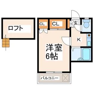 アニバーサリー出水【1階】の間取り