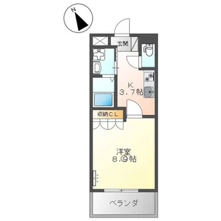 メゾン ラメール【2階】の間取り
