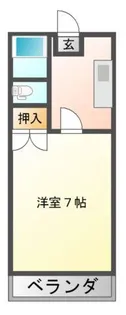 1Kの間取り画像