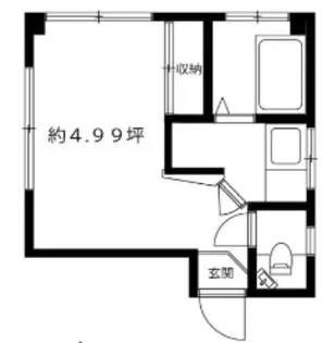 マンションうぐいす【1階】の間取り