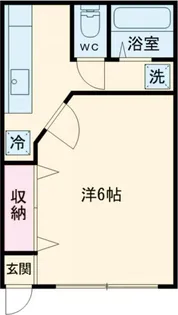 第五金田マンション【2階】の間取り