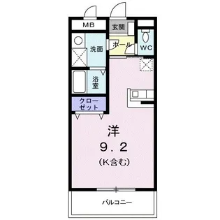 アン・オウル【2階】の間取り