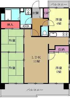 グランドメゾン覚王山通【10階】の間取り