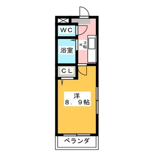 キャッスル八事【2階】の間取り