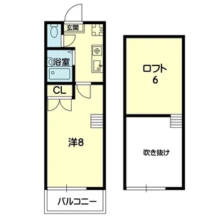 ランドヌール琴平【1階】の間取り