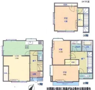埼玉県川越市稲荷町【一戸建】の間取り