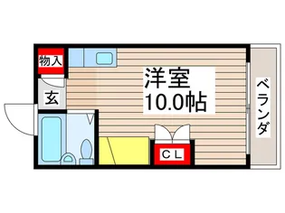 コ-ポベルA【2階】の間取り