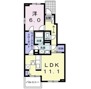 静岡県浜松市中央区本郷町【アパート】の間取り