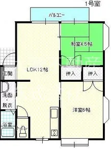 ミューズI【1階】の間取り