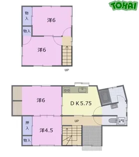 三重県松阪市清生町【一戸建】の間取り