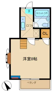 ザナドゥ【1階】の間取り