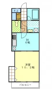 プレステージ高島【2階】の間取り