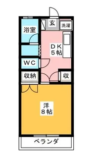 サウスタウン【2階】の間取り