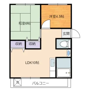 ドゥーンエンガス【1階】の間取り