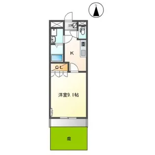 エスポアール郷【1階】の間取り